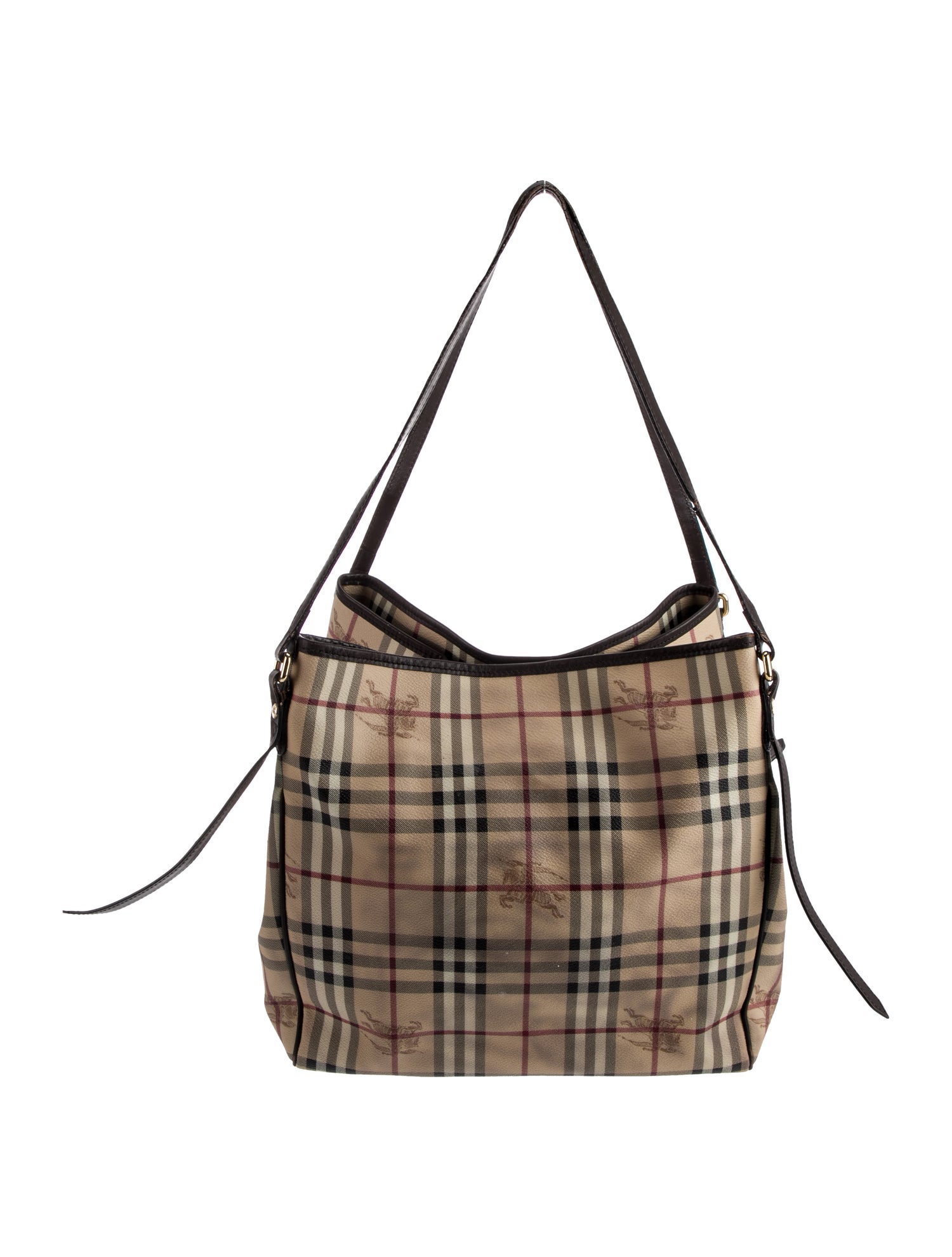 Burberry Haymarket Check Hobo
